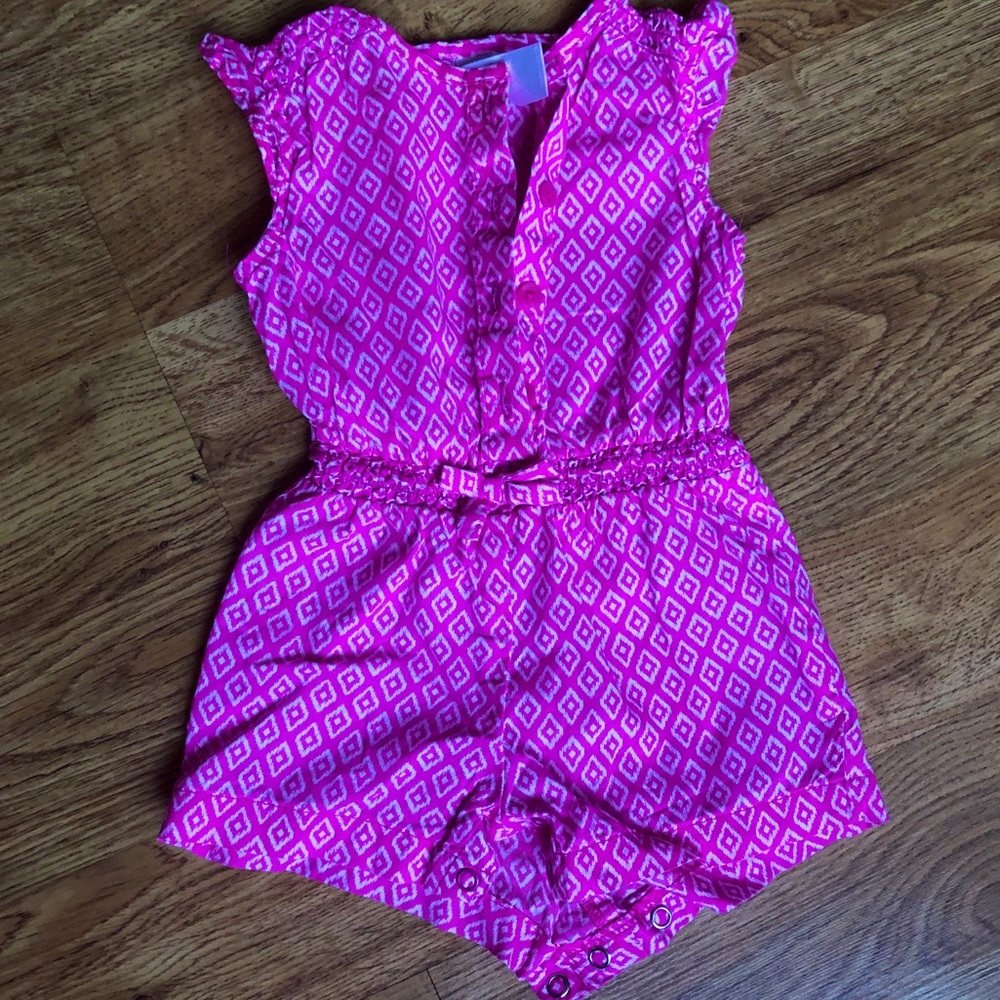 Carter’s girls one piece outfit in hot pink